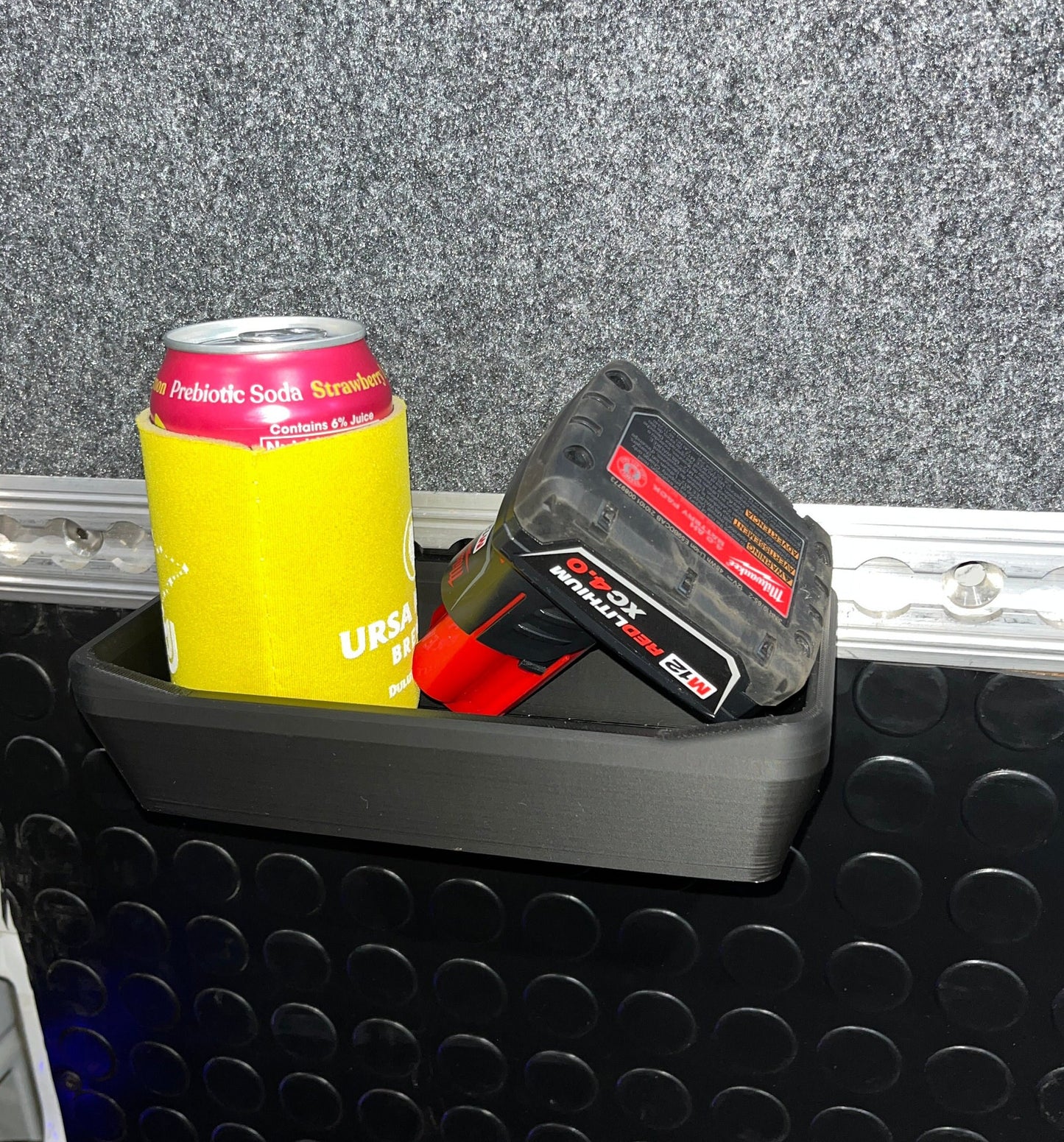 Removable L-Track Storage Container