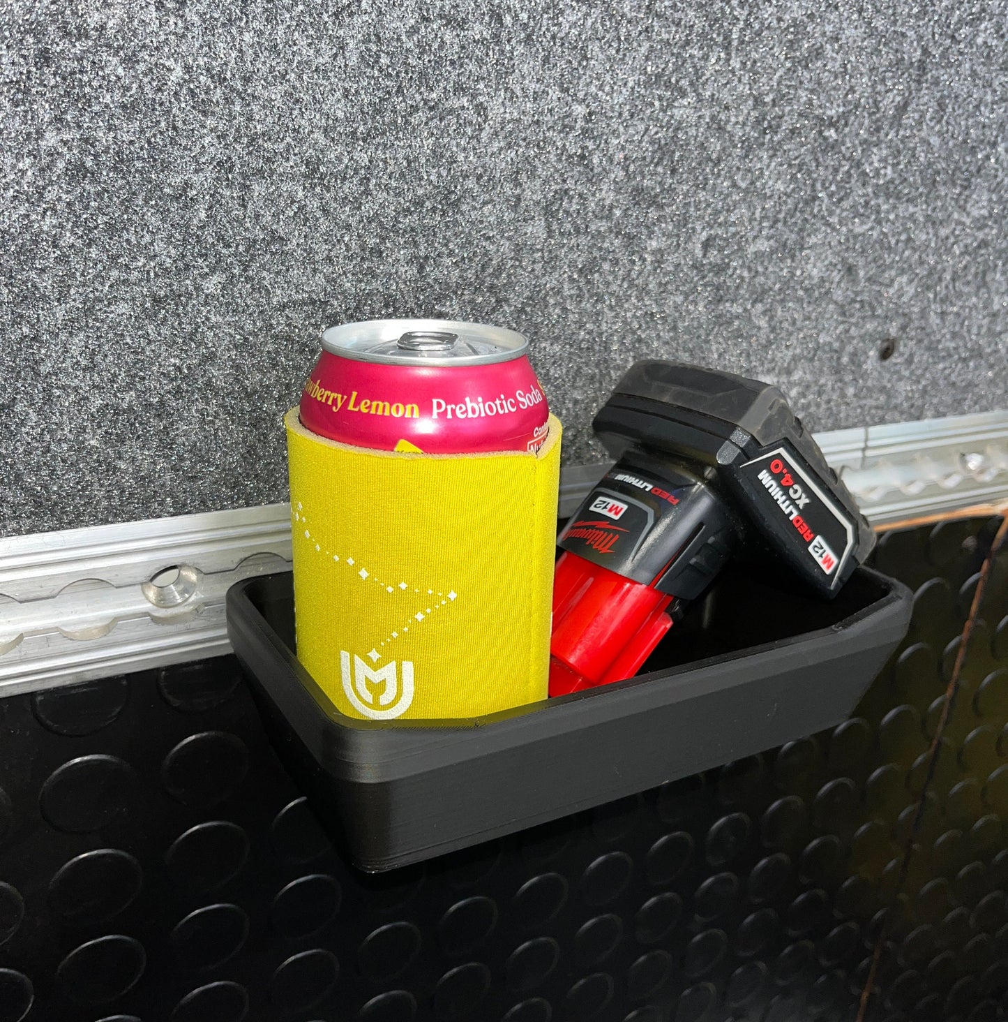 Removable L-Track Storage Container