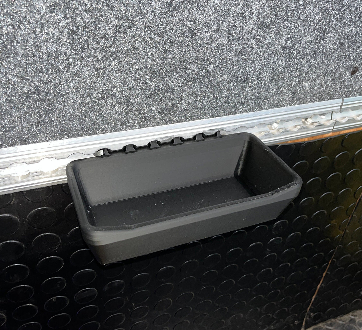 Removable L-Track Storage Container